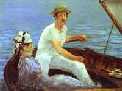 Edouard Manet - Boating - Impressionist Painting
