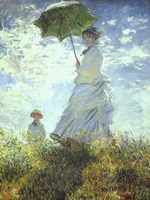 Claude Monet - Woman with a Parasol - Impressionist Painting