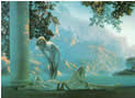 Maxfield Parrish - Daybreak - Oil Painting Reproductions from Reproduction Fine Art